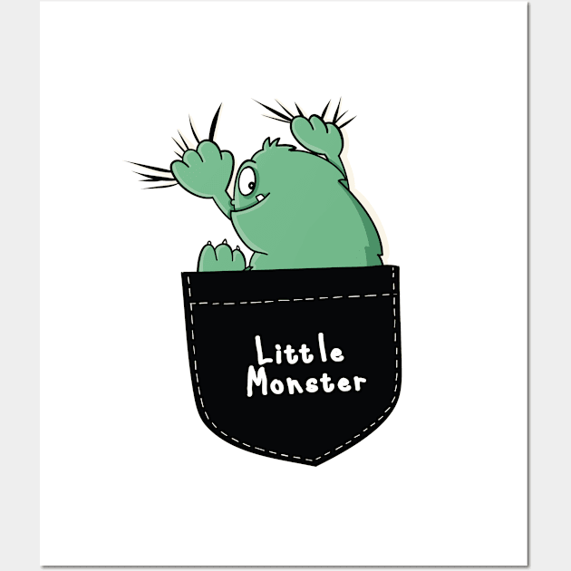 Little Monster Wall Art by MrArts